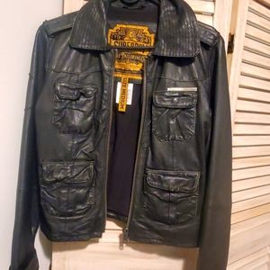 SuperDry leather jacket